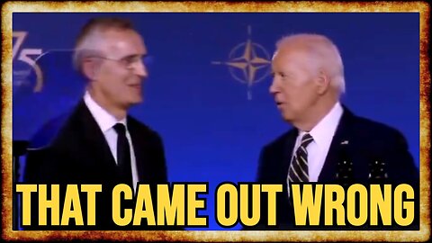 Biden Makes CRINGE GAFFE About NATO Chief's Wife