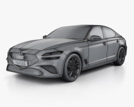 Genesis G70 2024 car clipart