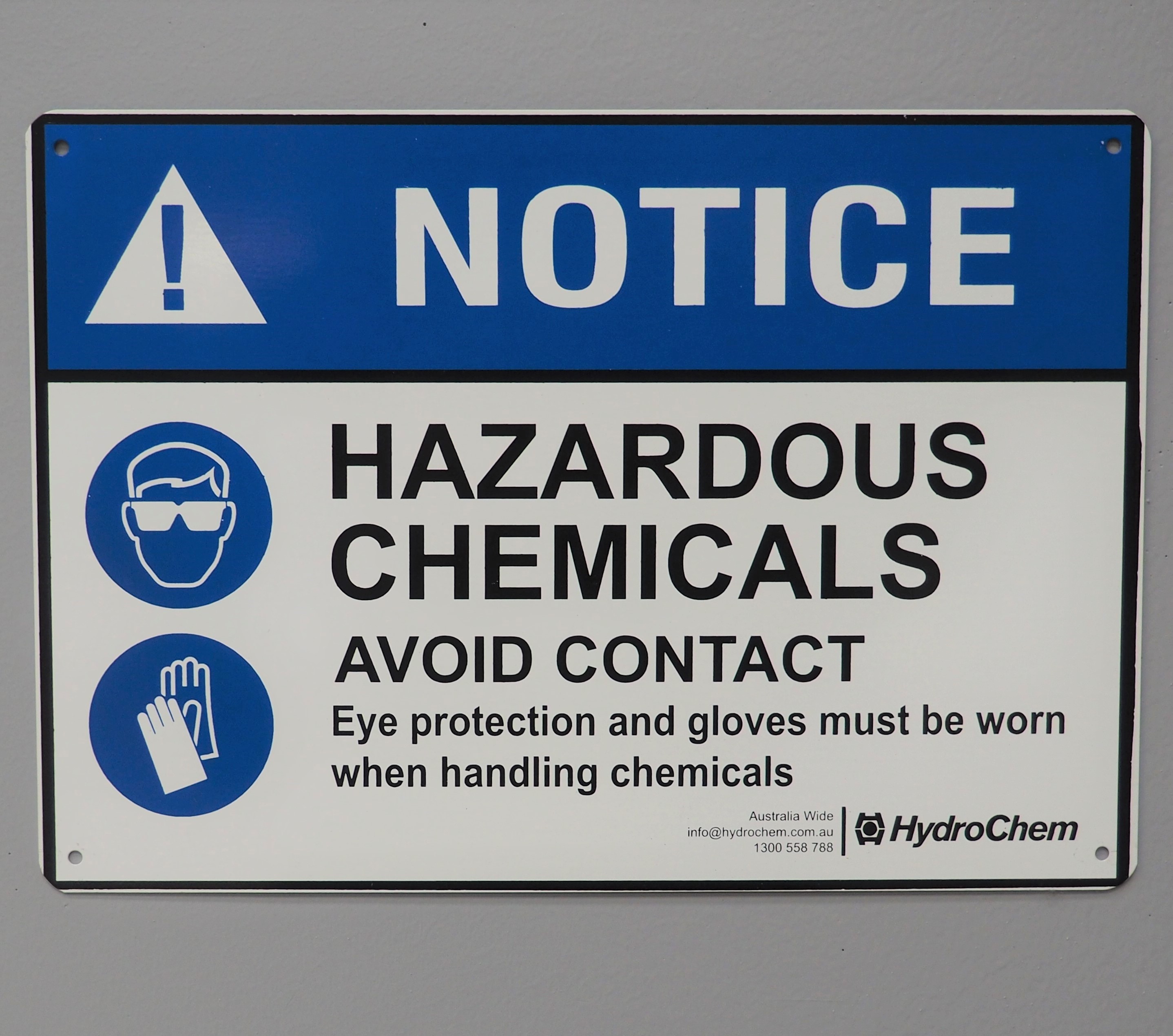 Chemical Warning Signs