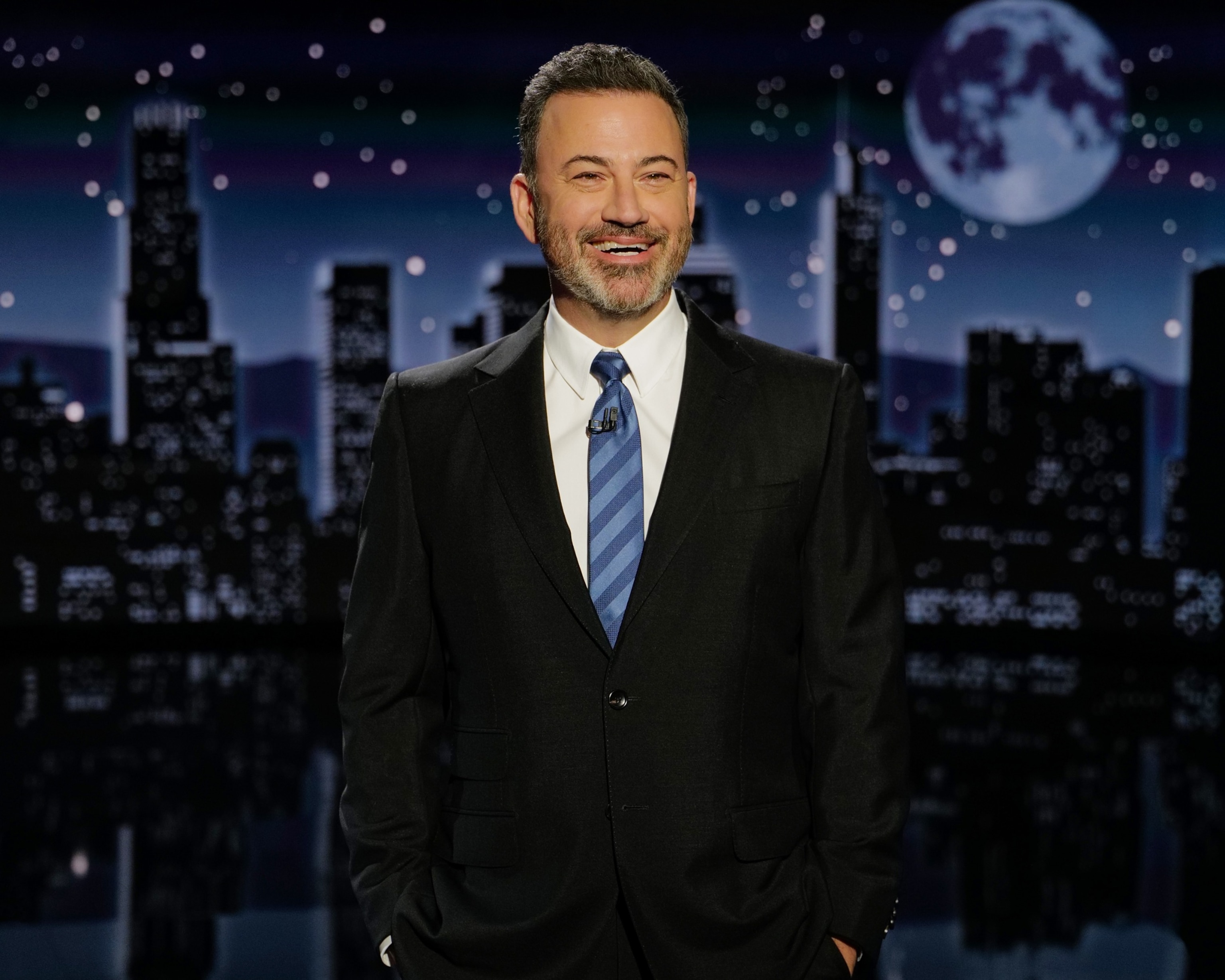 PHOTO: In this Oct. 18, 2023 file photo, Jimmy Kimmel hosts  "Jimmy Kimmel Live!" 