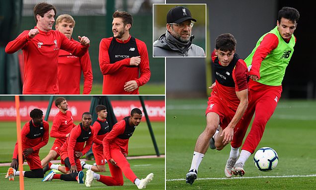 Liverpool academy duo Adam Lewis and Liam Coyle train with first team ...