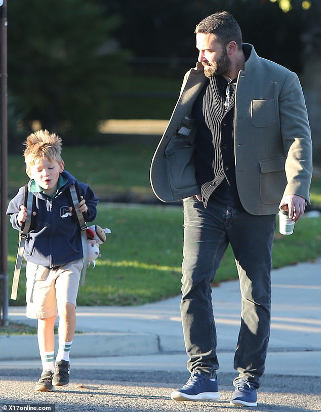 Family time: He and his children were seen stepping out with his mother Christine Anne Boldt over the weekend to shop for a Christmas tree in Brentwood (not pictured here)