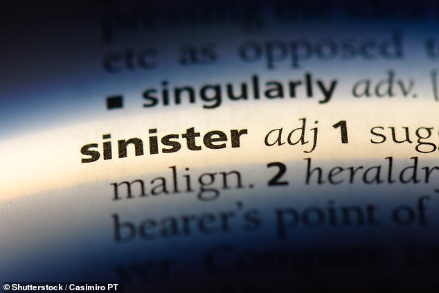 The Latin for left means 'sinister': Fewer mentions in the Bible and now this! The Latin for the word left is ¿sinister¿, which means intent to mislead and being prompted by malice or ill will. It¿s one of the reasons being left-handed was associated with weakness and insincerity.