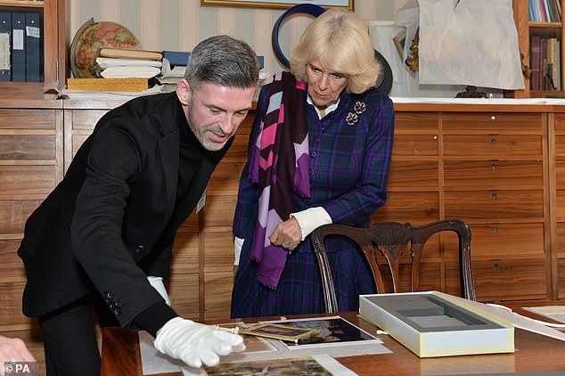 Beaming! The Duchess was all smiles as she met with organisers, staff, and volunteers throughout the museum