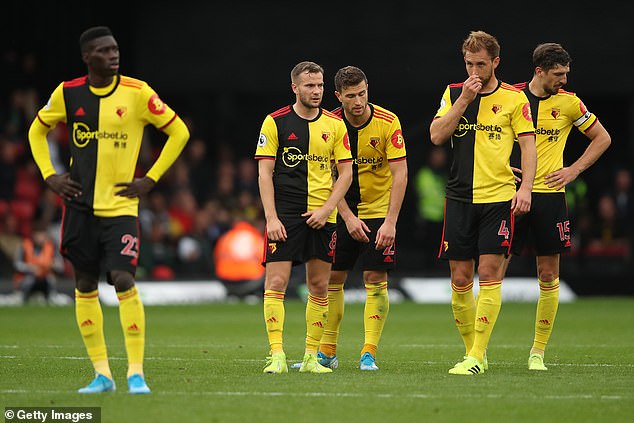 The Watford squad were informed about the positive tests late on Tuesday evening