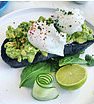 @antihangerclub Smashed avo with house labne, perfectly runny poached eggs & Aleppo chilli on cold fermented activated charcoal sourdough