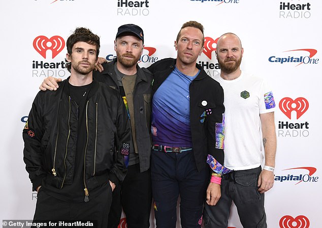 Among the artists he worked with during his career is British rock band Coldplay (pictured)