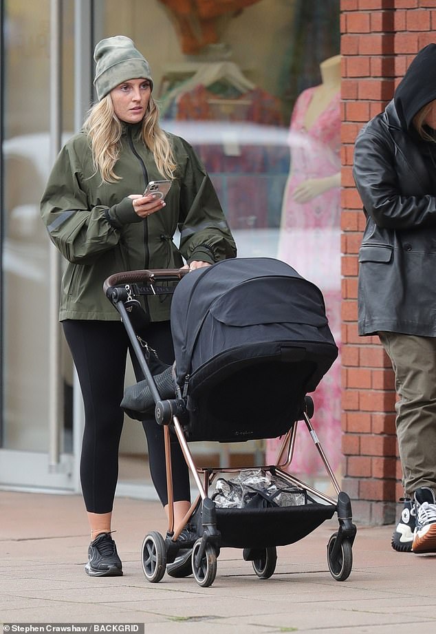 Looking good: Perrie cut a casual figure during the outing