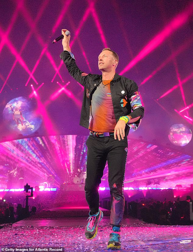 Sustainable: The backlash comes after Coldplay announced in October they planned to power their global tour next year using 'the world's first rechargeable show battery'