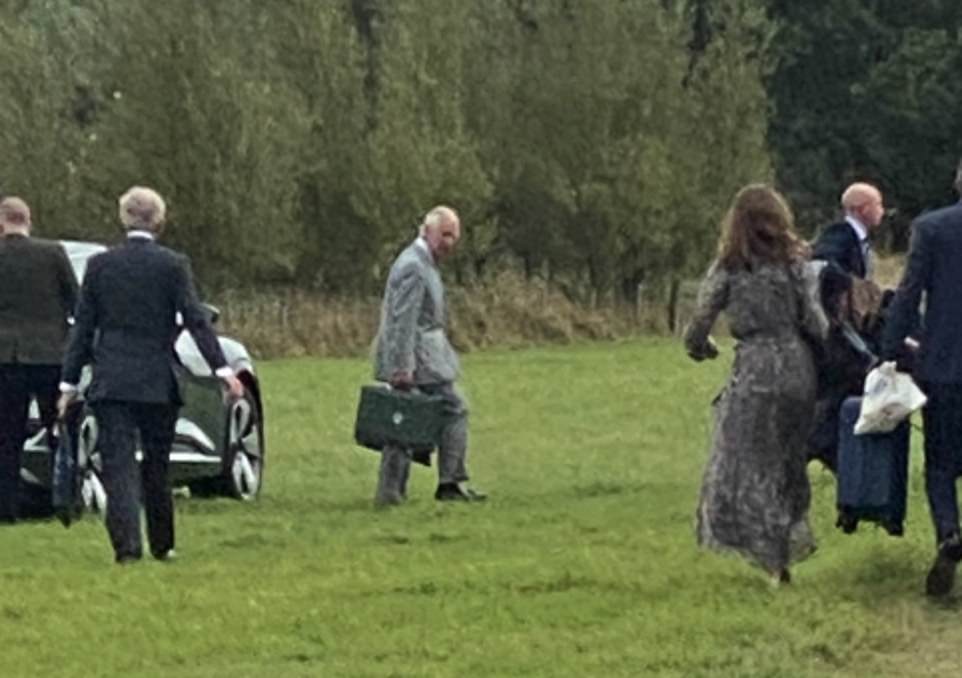 10.30am: Prince Charles boards a helicopter from Dumfries House to Balmoral