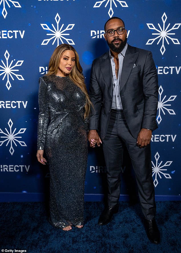 The one-time couple attended a DIRECTV holiday party at a private residence in November