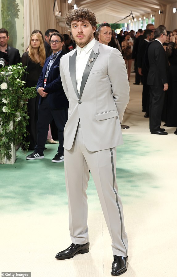 NEW YORK, NEW YORK - MAY 06: Jack Harlow attends The 2024 Met Gala Celebrating "Sleeping Beauties: Reawakening Fashion" at The Metropolitan Museum of Art on May 06, 2024 in New York City. (Photo by Marleen Moise/Getty Images)