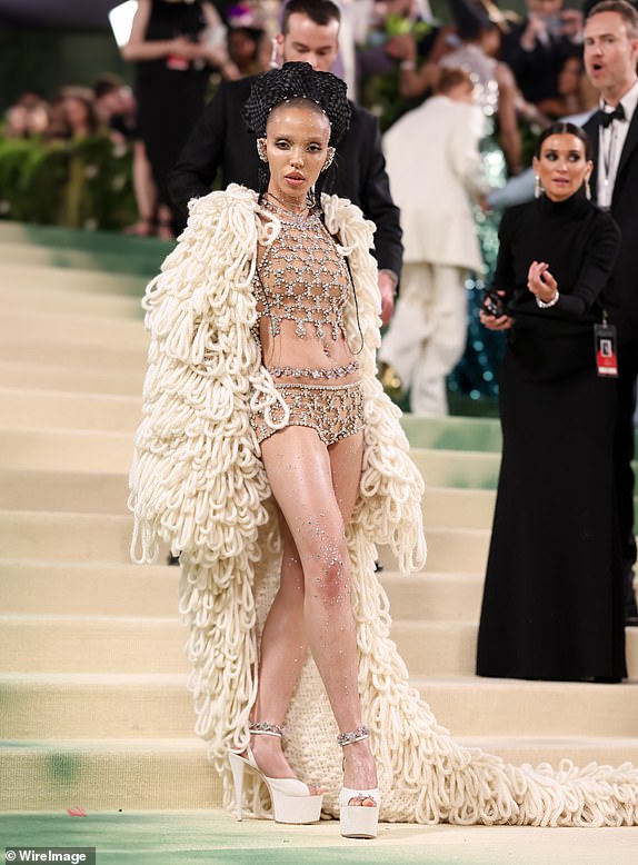 NEW YORK, NEW YORK - MAY 06: FKA twigs attends The 2024 Met Gala Celebrating "Sleeping Beauties: Reawakening Fashion" at The Metropolitan Museum of Art on May 06, 2024 in New York City. (Photo by John Shearer/WireImage)