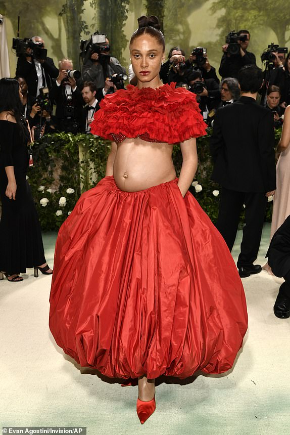 Adwoa Aboah attends The Metropolitan Museum of Art's Costume Institute benefit gala celebrating the opening of the "Sleeping Beauties: Reawakening Fashion" exhibition on Monday, May 6, 2024, in New York. (Photo by Evan Agostini/Invision/AP)