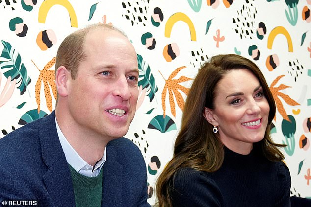 The Prince and Princess of Wales pictured during a visit to the Open Door Charity in Birkenhead last year