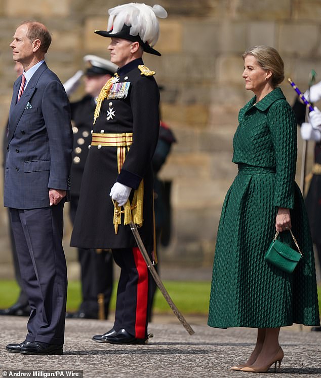 The Duke and Duchess appeared to be in great spirits as they attended the event in Edinburgh on Friday