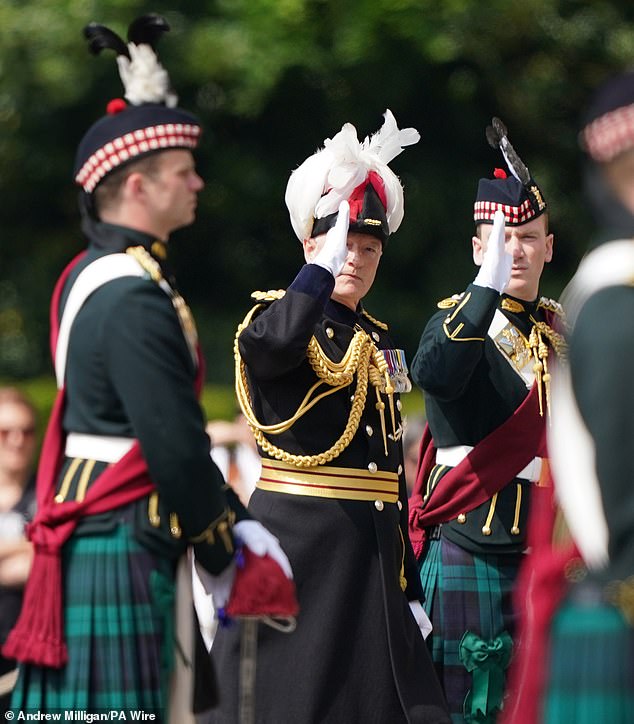 The event saw the Duke and Duchess receiving the keys to the city as they made a visit to the Scottish capital