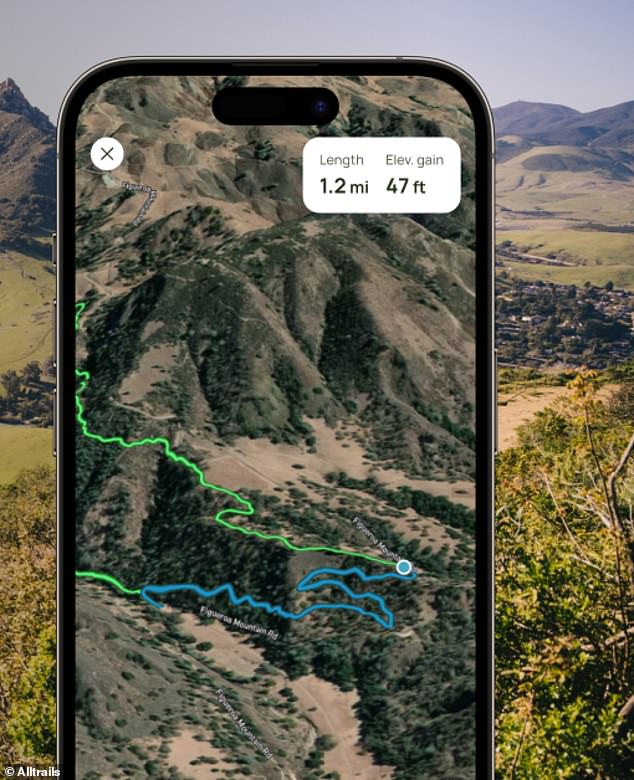 AllTrails+ app has a photo gallery that offers inspiring and informative previews to help trail-goers plan their next adventure.