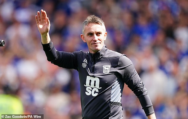 Former United coach Kieran McKenna has just guided Ipswich into the Premier League