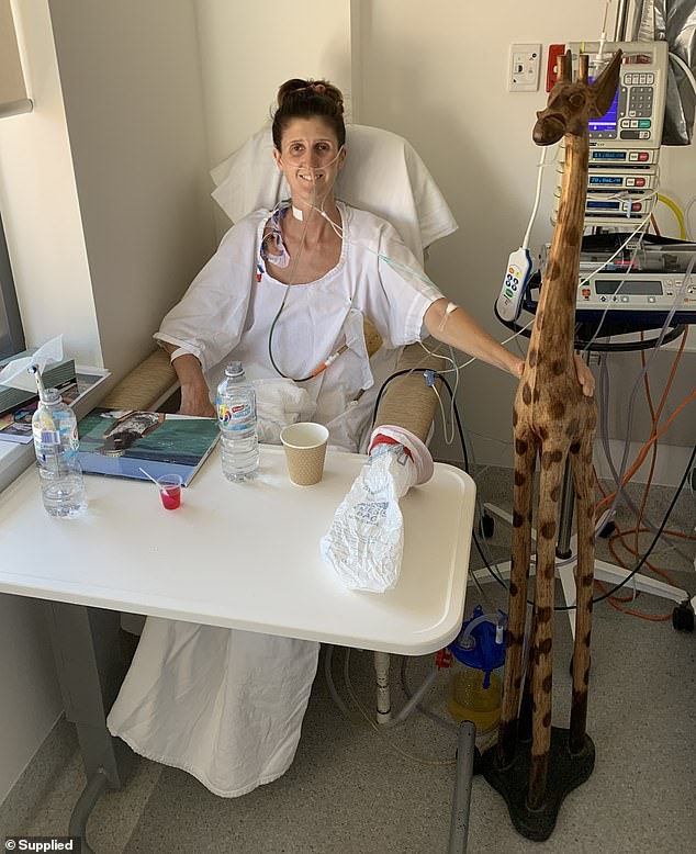 Alex had Pseudomyxoma peritonei (PMP), also known as 'jelly belly', and she was rushed to surgery to remove it. The operation went well but her recovery was 'excruciating'