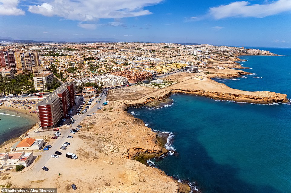 Tripadvisor reviewer 'Cat123xxx' said of Torrevieja (above): 'In my opinion Torrevieja is not a true reflection of Spain. It's more like Blackpool with sunshine!'