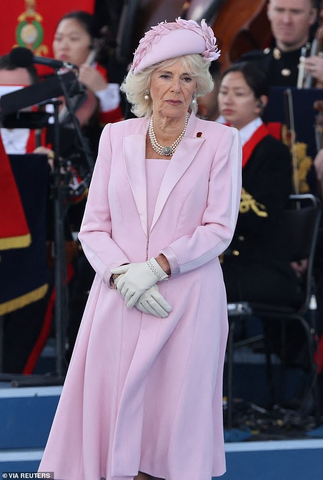 Charles and Camilla joined the Prince of Wales, leading UK politicians and veterans at a major event in Portsmouth, where the King gave his first public speech since being diagnosed with cancer