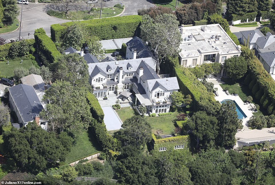 The $100K-per-month rental home that Ben Affleck, 51, has been living in for months is only about two blocks away from his ex Jennifer Garner's home, new aerial photos reveal