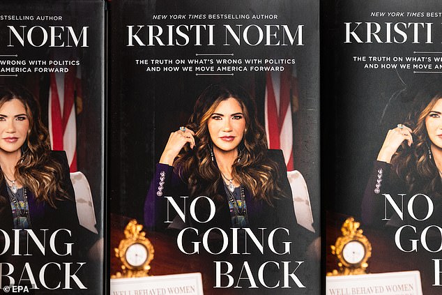 South Dakota Governor Kristi Noem's book 'No Going Back: The Truth on What's Wrong with Politics and How We Move America Forward'