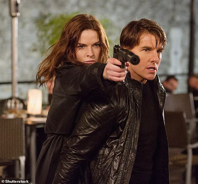 Meanwhile, in December, Rebecca Ferguson told The Times that she had a crush om him 'by the time she saw him star in Interview with the Vampire'. Tom and Rebecca pictured together in Mission: Impossible - Rogue Nation