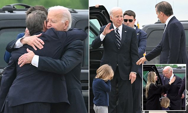 Hunter Biden trial guilty verdict: Joe hugs his son after his federal gun conviction