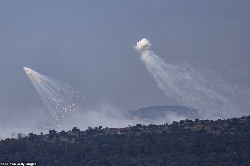 On the Israeli side, 15 soldiers and 10 civilians have been killed since the war in Gaza began by attacks launched from Lebanon. Tens of thousands of people have been displaced on both sides of the border since the violence erupted the day after the Hamas attack on southern Israel. The fighting has raised fears that Israel and Hezbollah could clash in a full scale war. While Hamas is largely a guerrilla group contained within Gaza (albeit with a significant fighting force that has been depleted in recent months), Hezbollah represents a different proposition. The Iran-backed group is thought to have around 100,000 soldiers and is heavily militarised, with its arsenal of weapons containing tanks, missile and artillery, anti-air weapons, anti-tank weapons and even UAVs (drones). The majority of Hezbollah's military hardware is Soviet or Iranian made, and the group has either purchased or received donations of weapons and munitions from their Iranian backers, or from the government of Syria's Bashar al-Assad.