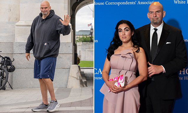 John Fetterman was SPEEDING when he rear-ended car on highway and 'at fault' in accident