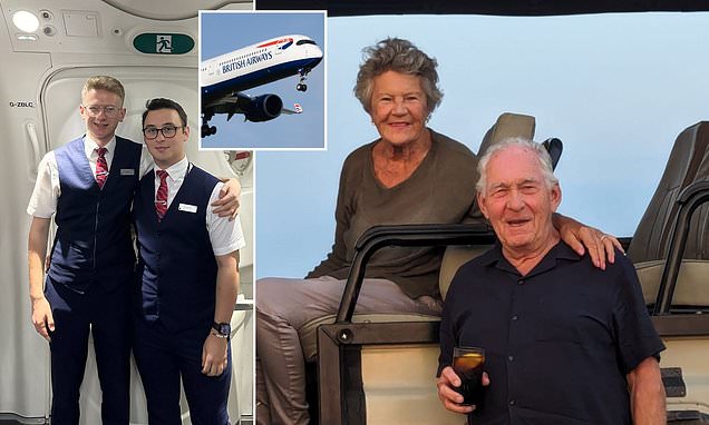 'We have a special bond': British Airways flight attendants save the life of 80-year-old