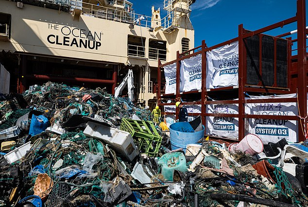 The floating rubbish dump was first detected 1,900km west of California in 1997, and it has since sprawled across the ocean