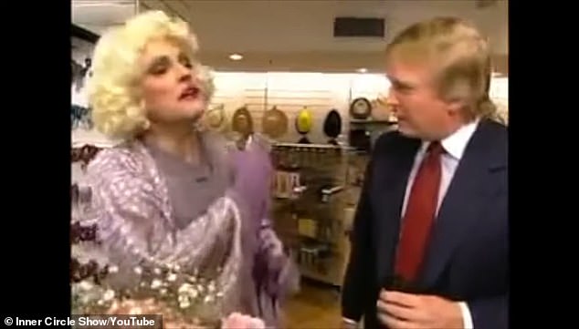 The original video of Trump and Giuliani is from a video shot for a charity fundraiser in 2000