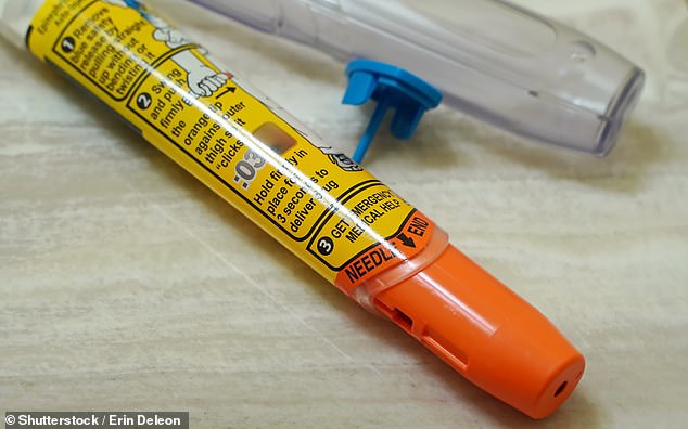 Every airline has its own allergy policy to protect passengers. Above - an Epipen auto-injector. Devices like this should be carried in hand luggage