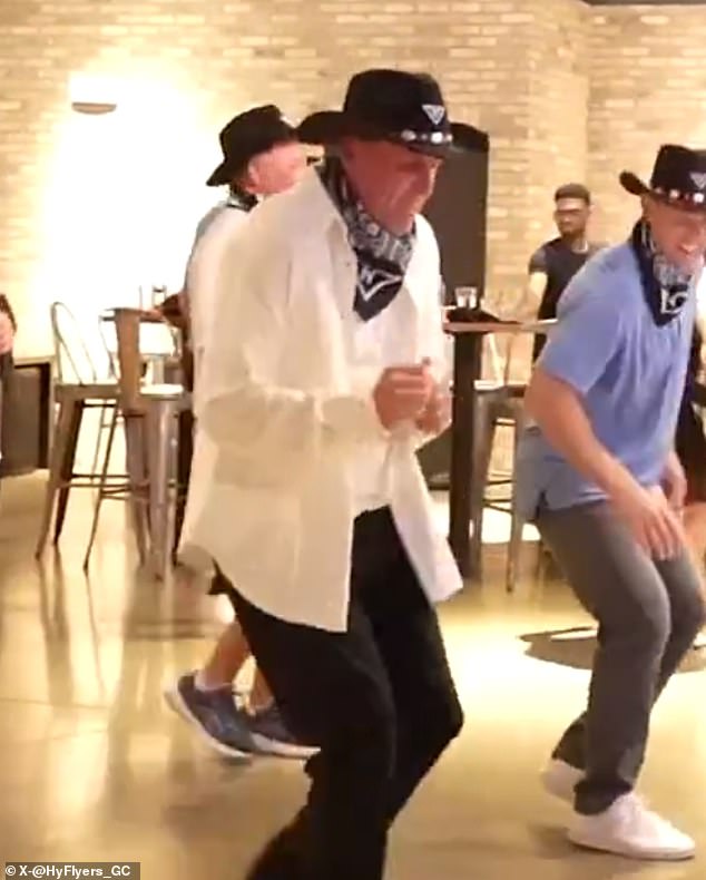 Phil Mickelson enjoyed some line dancing in Nashville ahead of this weekend's LIV event