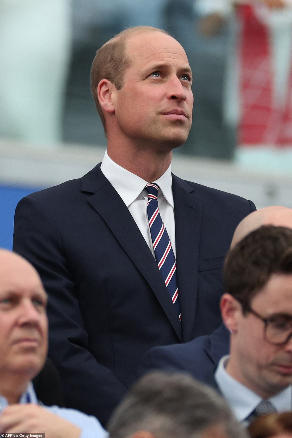 William, president of the FA, was pictured alongside Denmark's King Frederick as the two teams went head to head in Frankfurt, Germany, with the Three Lions drawing 1-1 in their second match of the tournament. The National Museum of the Royal Navy also followed with a heartfelt post, praising his 'significant stint with the Royal Navy as part of his military training completing a two-month attachment in 2008'. 'His diverse training has been a testament to his commitment to serving his country,' it added.