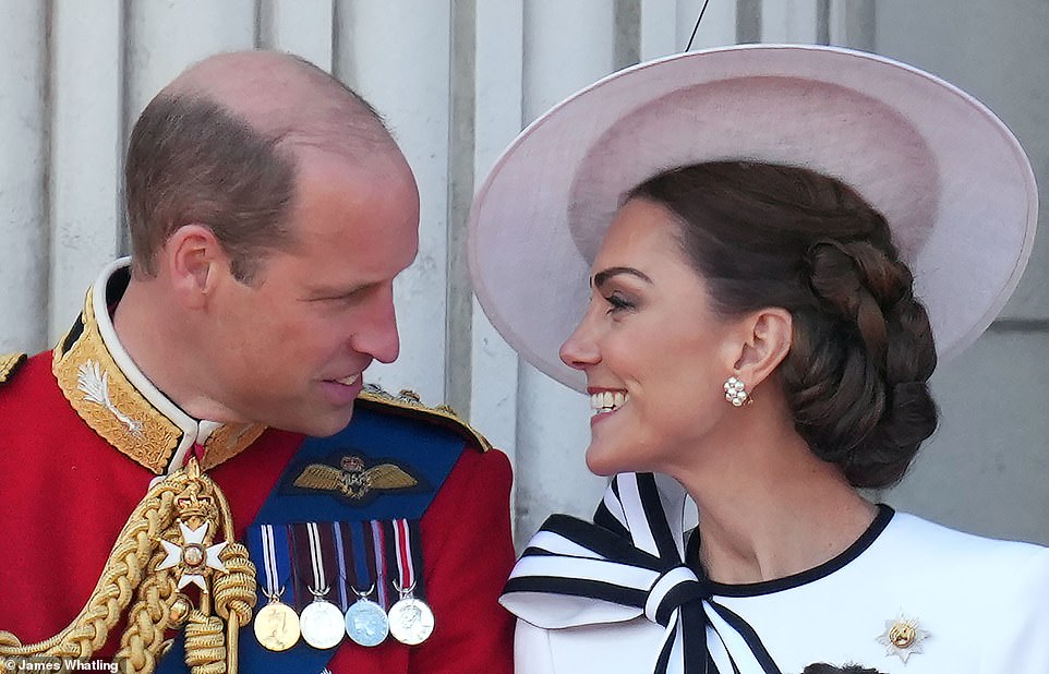 Kate returned briefly to the public limelight at Trooping the Colour last weekend with William and their three children. But in a personal message to the nation, the princess revealed although she is making good progress, she is 'not out of the woods yet'. Kate told how she has good days and bad days and is facing a few more months of chemotherapy treatment.