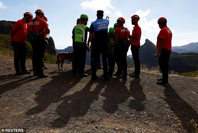 The search mission has entered its fifth day. Pictured: Rescuers on June 19