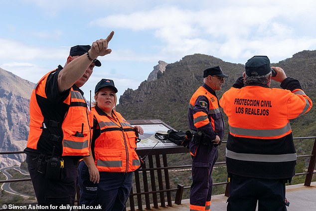 Search and rescue are out in force this evening with man power and drones surveying the scene