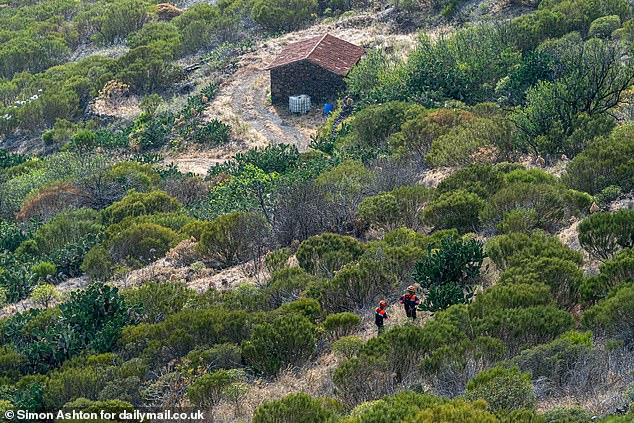 Search and rescue are out in force on June 21 with man power and drones surveying the scene