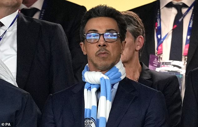 City have been accused of concealing payments through third parties by disguising them as sponsorship revenue - a flagrant FFP breach (pictured: owner Sheikh Mansour)