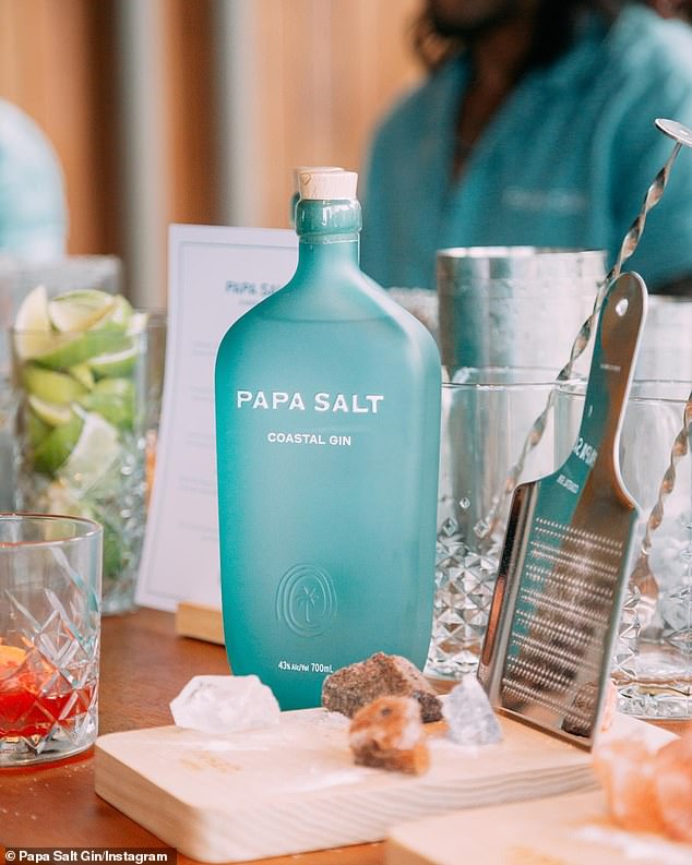 Last week, Robbie and Ackerley launched their latest baby - the Australian gin company Papa Salt - at the Harvey Nichols department store in London