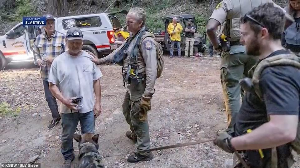 He did not tell anyone where he was going, and had brought with him just a few supplies. 'I left with a pair of pants, and my hiking shoes and a hat,' McClish told KGO-TV. 'I had a flashlight and a air of folding scissors, like a Leatherman tool - and that was about it.'