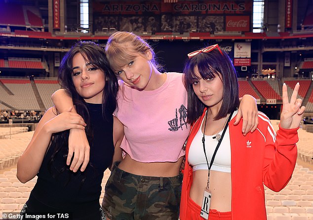 Charli and Taylor previously were on good terms, with the Boom Clap hitmkaer opening for the billionaire artist's Reputation Tour in 2018 (pictured on tour with Camila Cabello)