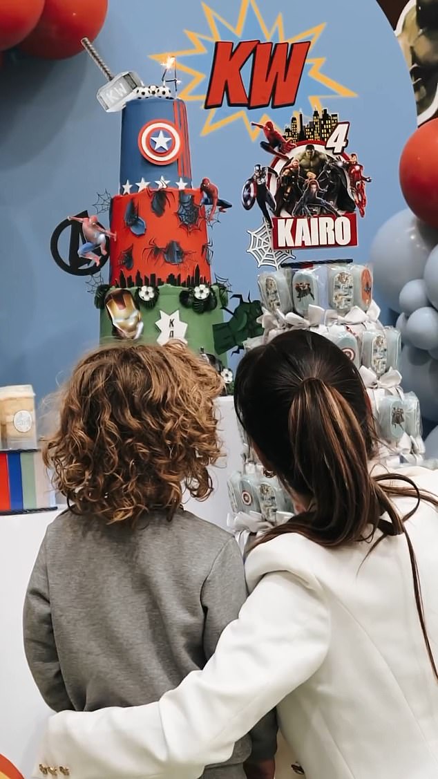 Kairo (pictured with Lauryn) is the son of Kyle Walker , the England vice-captain and Manchester City star, whose exploits off the pitch have, in recent times, generated as many headlines as anything he's achieved with his boots on