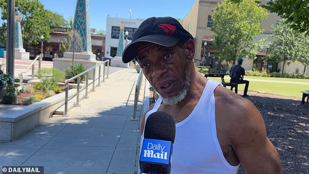 Richard, a voter from DeKalb County, said that he will back Joe Biden for president but wished there were different options on the Democrat side. He told DailyMail.com he would have rather voted for Michelle Obama or Oprah Winfrey over Biden