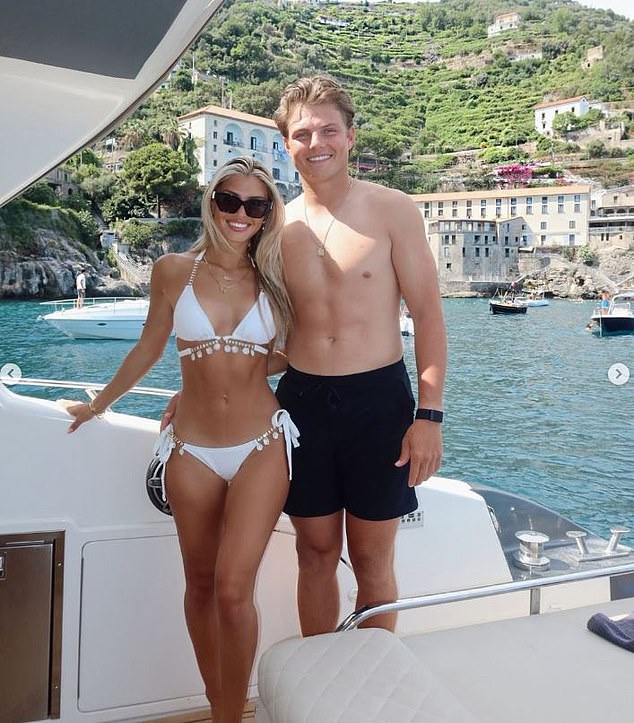 Wilson and Dellanno are on a lavish Italian vacation together before the NFL season begins