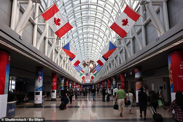 The most stressful airports in the USA have been revealed, with Chicago O'Hare International flying to first place